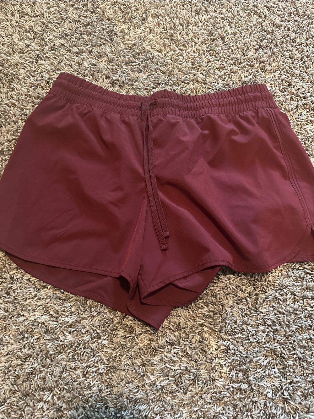 Velocity Women's Athletic Shorts - Burgundy